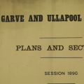 Frontispiece of the Garve to Ullapool Plans, 1890