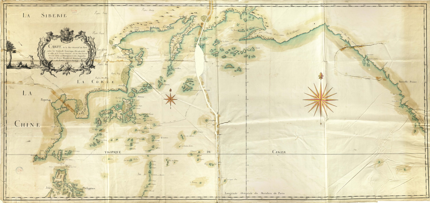 Benyovszky`s strange map - click to view full-size
