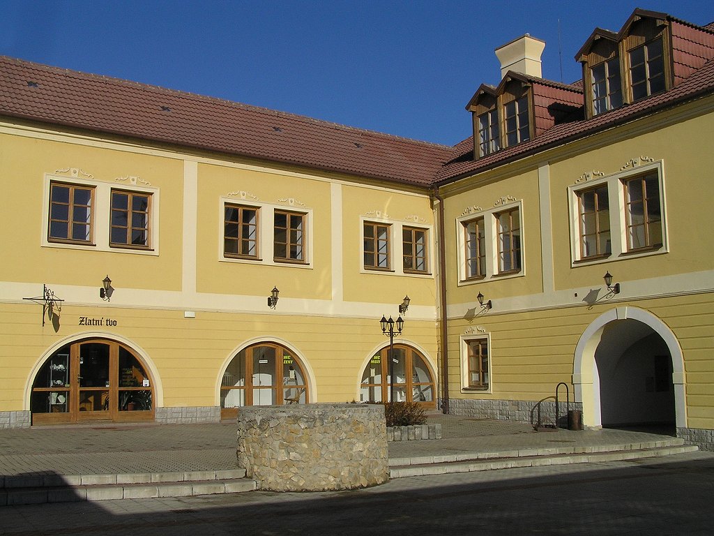 The Benyovszky family home in Vrbov&eacute;, (rear)