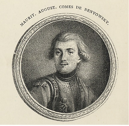 Moric Benyovszky (the 18th century view) - click to view full-size