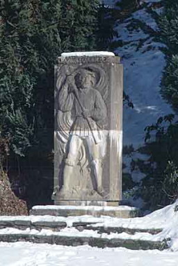 Statue of M&uuml;ntzer in his birthplace, Stolberg.
